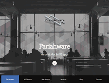 Tablet Screenshot of pariahware.com